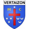 Vertaizon 63 ville Stickers blason autocollant adhésif