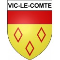 Stickers coat of arms Vic-le-Comte adhesive sticker