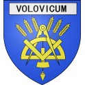 Stickers coat of arms Volvic adhesive sticker