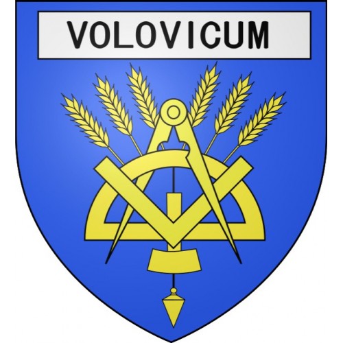 Volvic 63 ville Stickers blason autocollant adhésif
