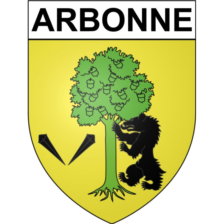 Stickers coat of arms Arbonne adhesive sticker