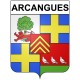 Arcangues 64 ville Stickers blason autocollant adhésif