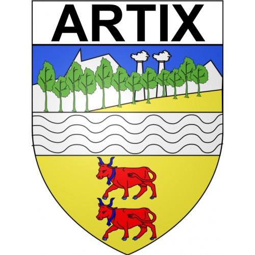 Artix 64 ville Stickers blason autocollant adhésif