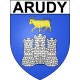 Arudy 64 ville Stickers blason autocollant adhésif