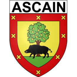 Ascain Sticker wappen, gelsenkirchen, augsburg, klebender aufkleber