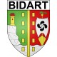 Adesivi stemma Bidart adesivo