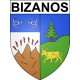 Bizanos 64 ville Stickers blason autocollant adhésif