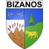 Bizanos 64 ville Stickers blason autocollant adhésif