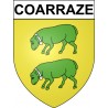 Stickers coat of arms Coarraze adhesive sticker