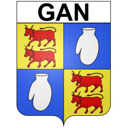 Gan 64 ville Stickers blason autocollant adhésif