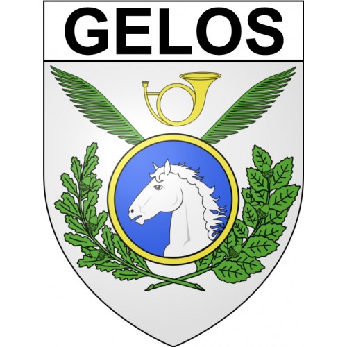 Gelos 64 ville Stickers blason autocollant adhésif
