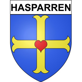 Stickers coat of arms Hasparren adhesive sticker