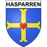 Hasparren 64 ville Stickers blason autocollant adhésif