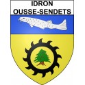 Idron-Ousse-Sendets 64 ville Stickers blason autocollant adhésif