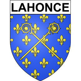 Lahonce 64 ville Stickers blason autocollant adhésif