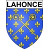 Pegatinas escudo de armas de Lahonce adhesivo de la etiqueta engomada