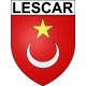 Stickers coat of arms Lescar adhesive sticker