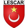Lescar 64 ville Stickers blason autocollant adhésif