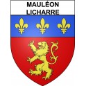 Pegatinas escudo de armas de Mauléon-Licharre adhesivo de la etiqueta engomada