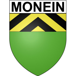 Monein Sticker wappen, gelsenkirchen, augsburg, klebender aufkleber