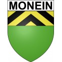 Monein 64 ville Stickers blason autocollant adhésif