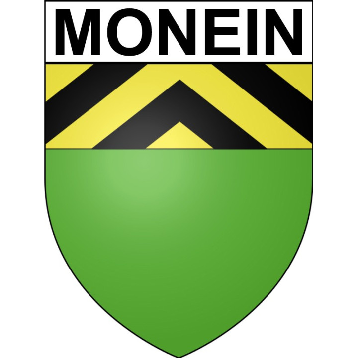 Stickers coat of arms Monein adhesive sticker
