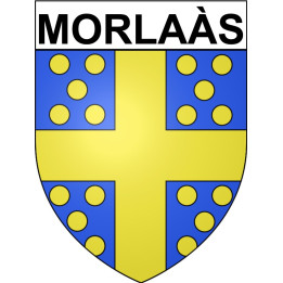Morlaàs 64 ville Stickers blason autocollant adhésif