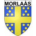 Morlaàs 64 ville Stickers blason autocollant adhésif