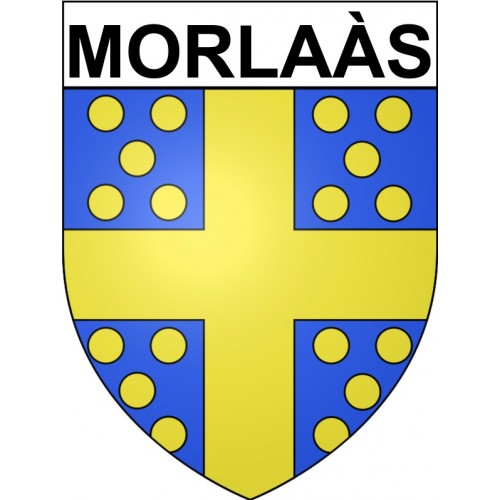 Stickers coat of arms Morlaàs adhesive sticker