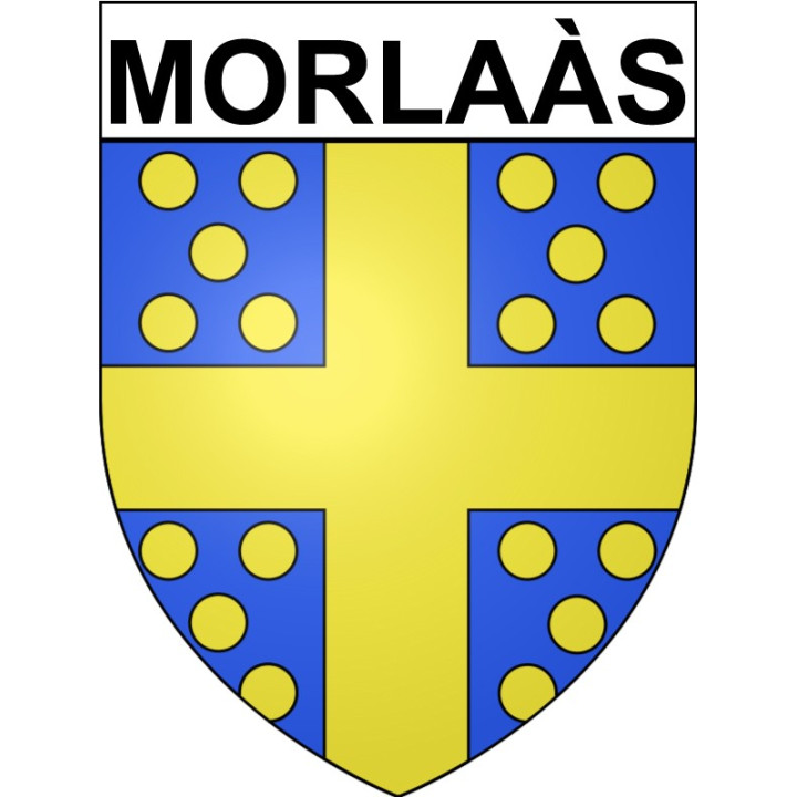 Morlaàs 64 ville Stickers blason autocollant adhésif