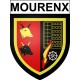 Stickers coat of arms Mourenx adhesive sticker