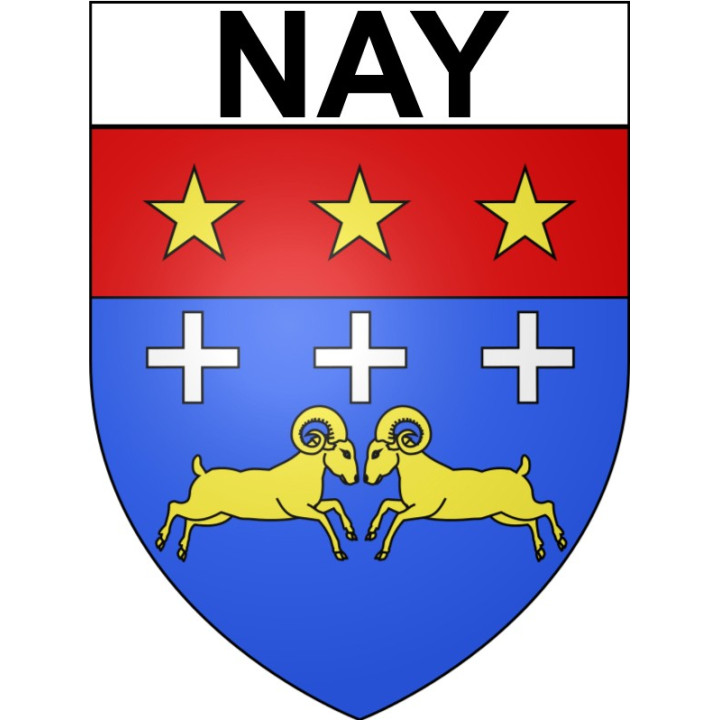 Stickers coat of arms Nay adhesive sticker