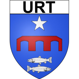 Stickers coat of arms Urt adhesive sticker