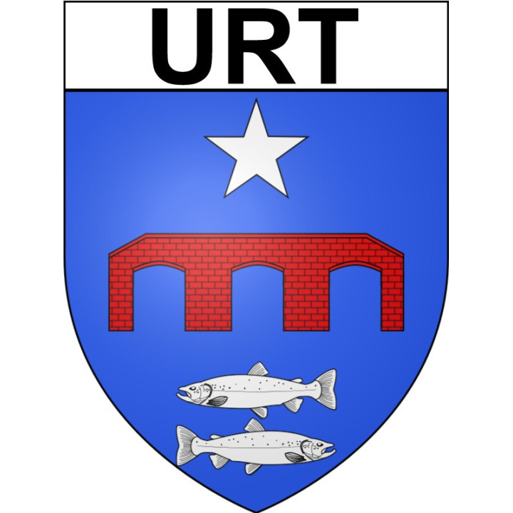 Stickers coat of arms Urt adhesive sticker