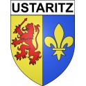 Stickers coat of arms Ustaritz adhesive sticker