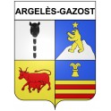 Argelès-Gazost Sticker wappen, gelsenkirchen, augsburg, klebender aufkleber