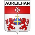 Aureilhan 65 ville Stickers blason autocollant adhésif