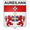 Aureilhan Sticker wappen, gelsenkirchen, augsburg, klebender aufkleber