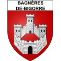Stickers coat of arms Bagnères-de-Bigorre adhesive sticker