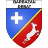 Barbazan-Debat 65 ville Stickers blason autocollant adhésif