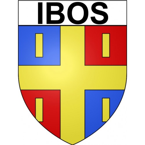 Ibos 65 ville Stickers blason autocollant adhésif