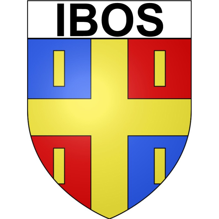 Ibos 65 ville Stickers blason autocollant adhésif