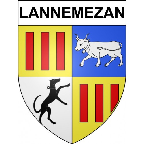 Adesivi stemma Lannemezan adesivo
