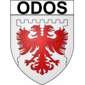 Pegatinas escudo de armas de Odos adhesivo de la etiqueta engomada