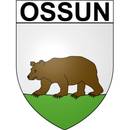 Pegatinas escudo de armas de Ossun adhesivo de la etiqueta engomada