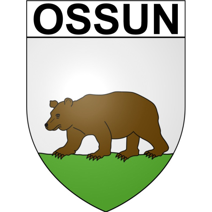 Ossun Sticker wappen, gelsenkirchen, augsburg, klebender aufkleber