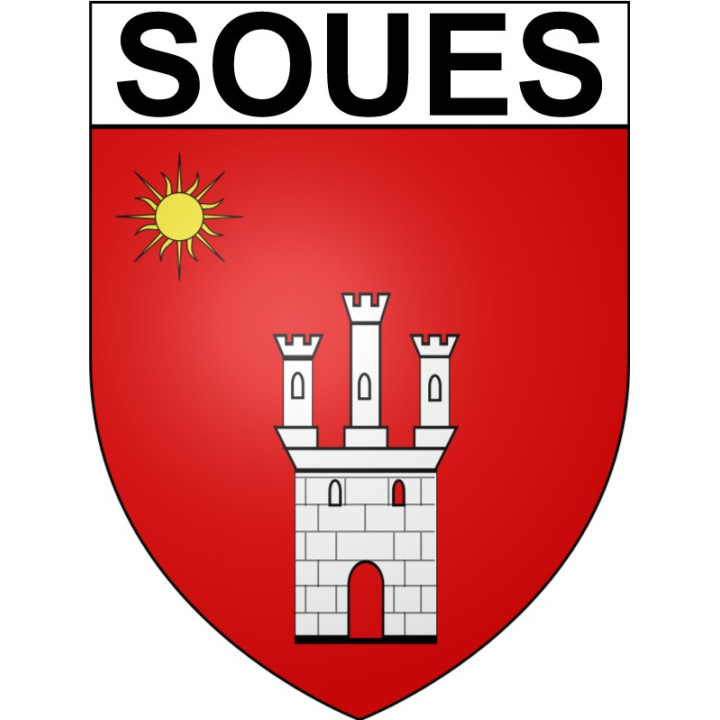 Soues Sticker wappen, gelsenkirchen, augsburg, klebender aufkleber
