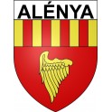 Alénya 66 ville Stickers blason autocollant adhésif