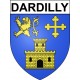 Dardilly 69 ville Stickers blason autocollant adhésif