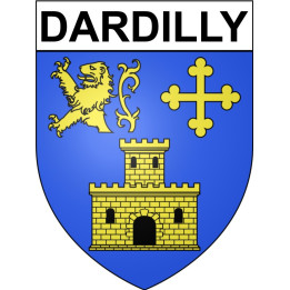 Stickers coat of arms Dardilly adhesive sticker